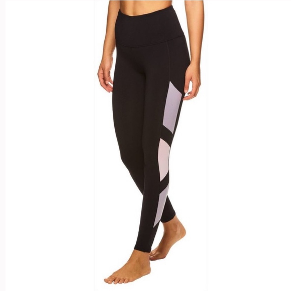 NWT Gaiam Hi Rise Shine Colorblock leggings